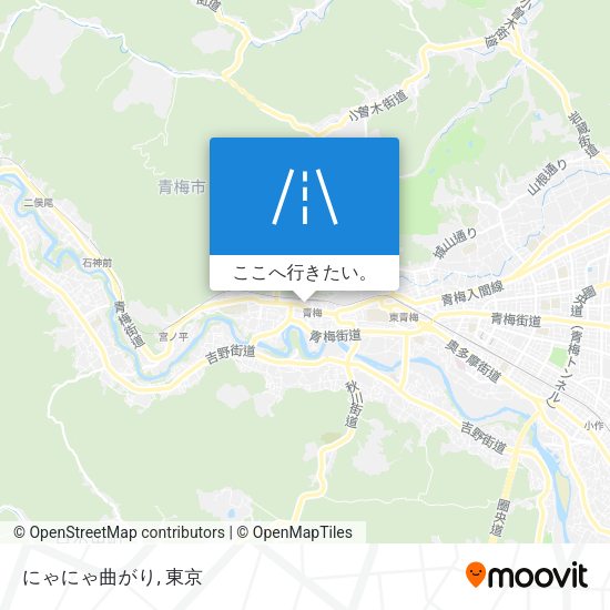 にゃにゃ曲がり地図