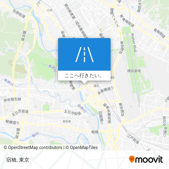 宿橋地図