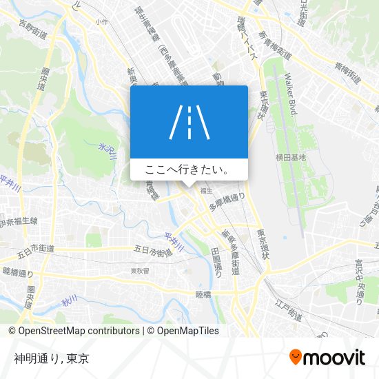 神明通り地図