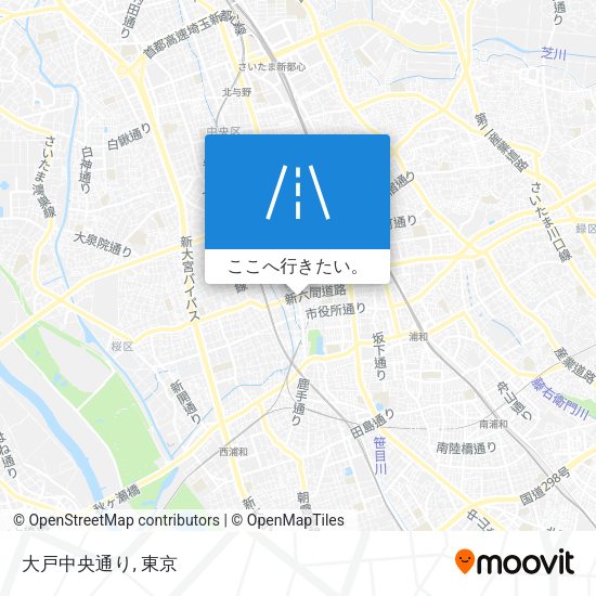 大戸中央通り地図