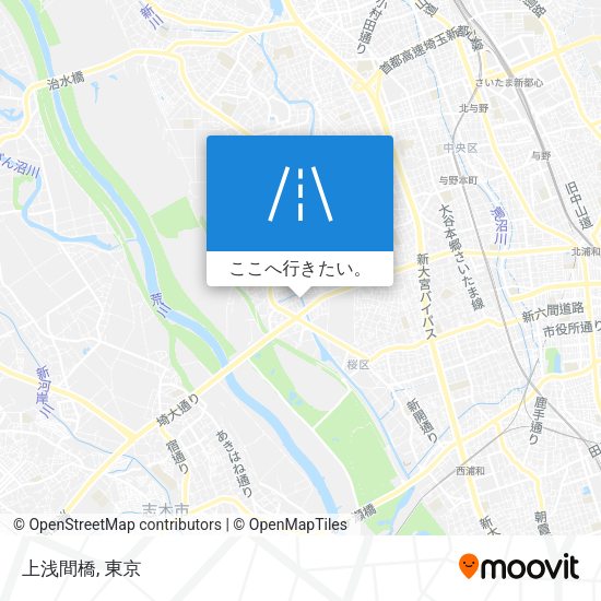 上浅間橋地図