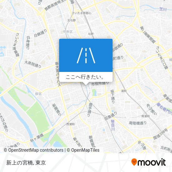 新上の宮橋地図