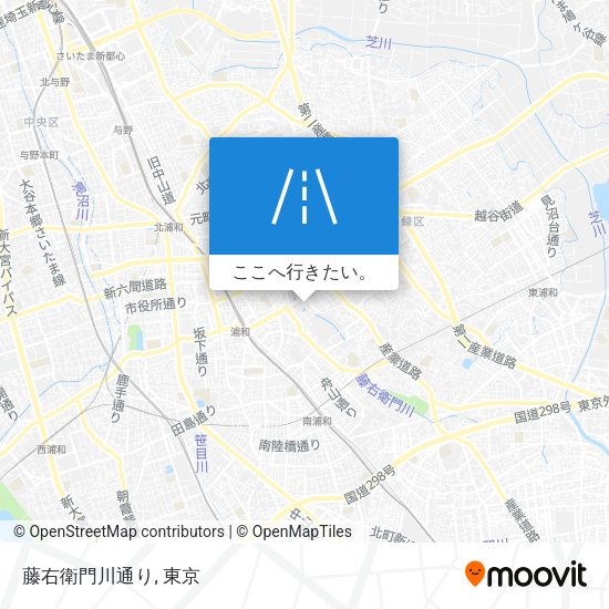 藤右衛門川通り地図