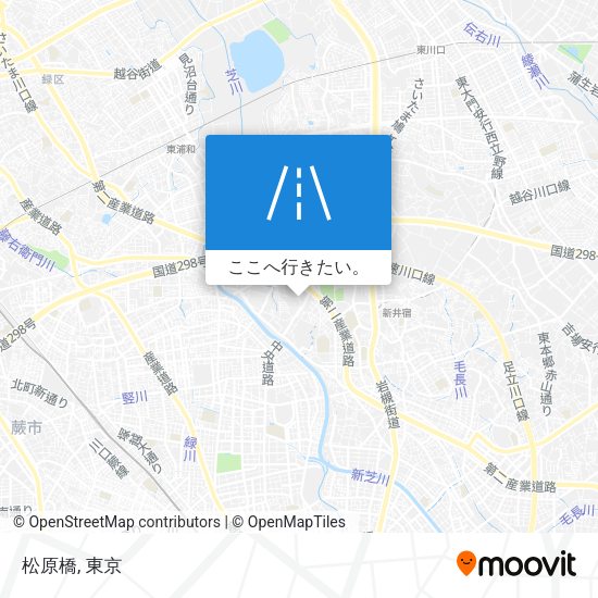 松原橋地図