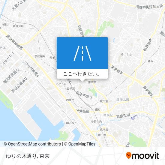 ゆりの木通り地図
