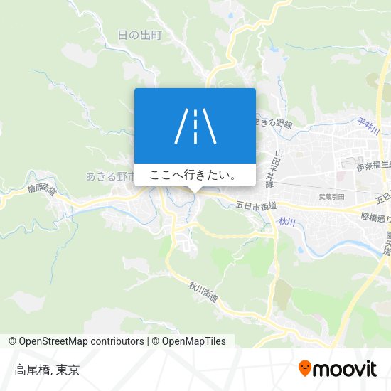 高尾橋地図