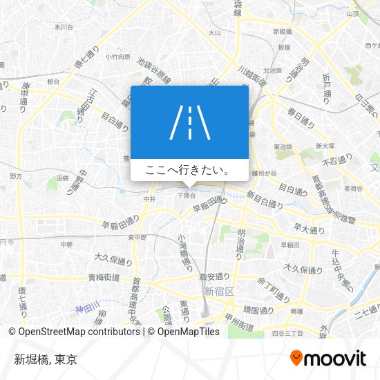 新堀橋地図