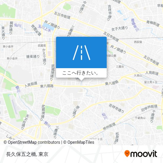長久保五之橋地図