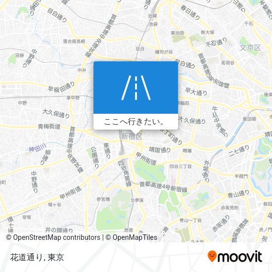 花道通り地図