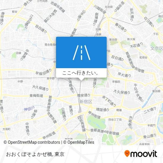 おおくぼそよかぜ橋地図