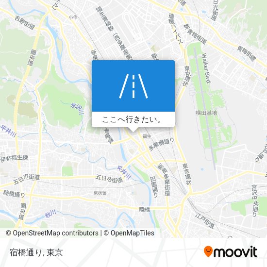 宿橋通り地図