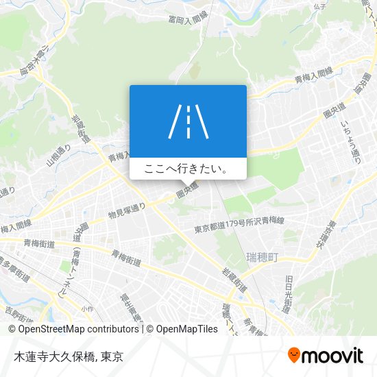 木蓮寺大久保橋地図