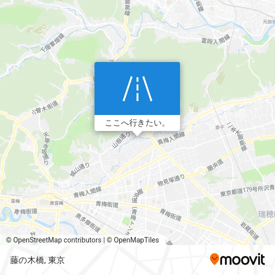 藤の木橋地図