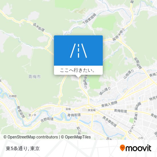 東5条通り地図