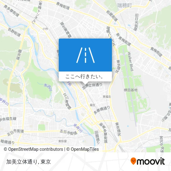 加美立体通り地図