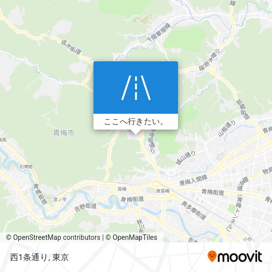 西1条通り地図