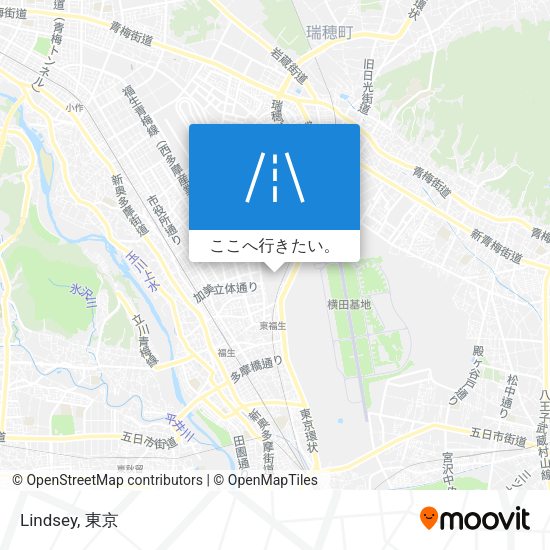 Lindsey地図