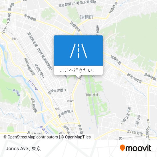 Jones Ave.地図
