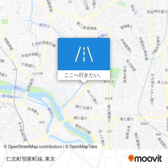 仁志町領家町線地図