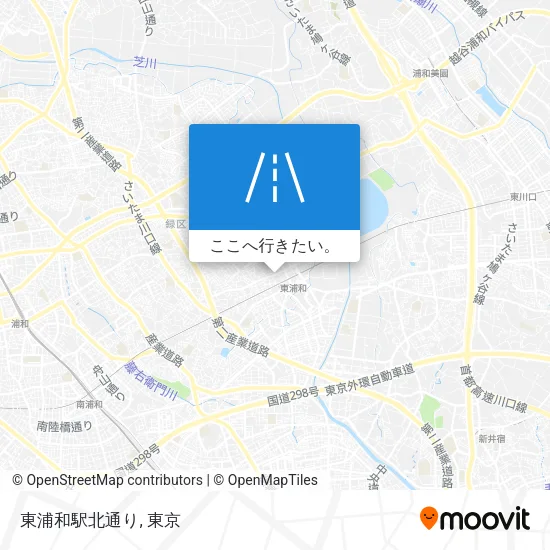 東浦和駅北通り地図