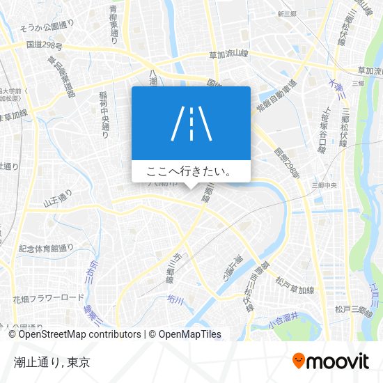 潮止通り地図