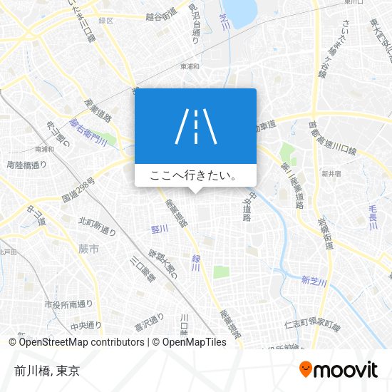 前川橋地図