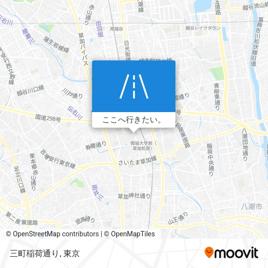 三町稲荷通り地図