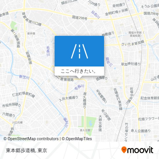 東本郷歩道橋地図