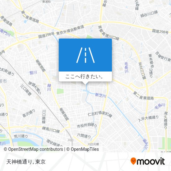 天神橋通り地図