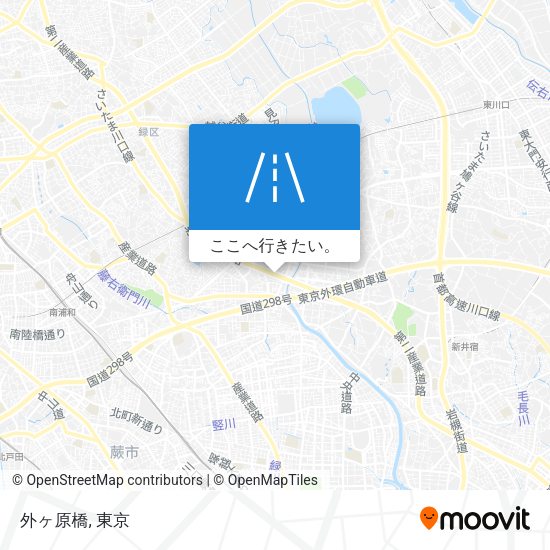 外ヶ原橋地図