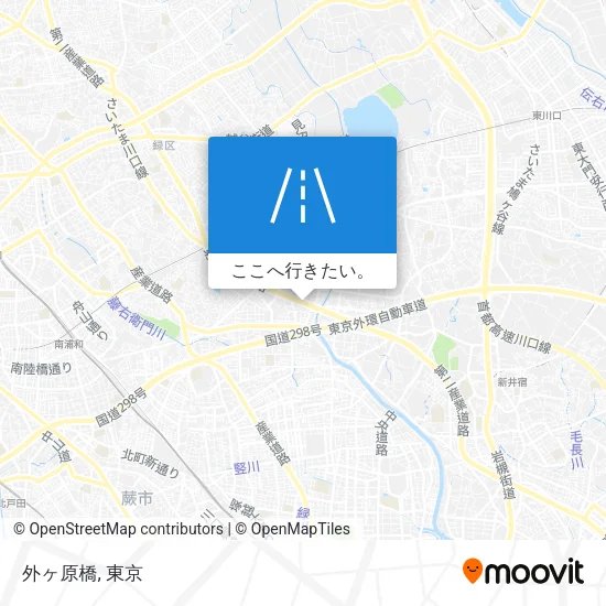 外ヶ原橋地図