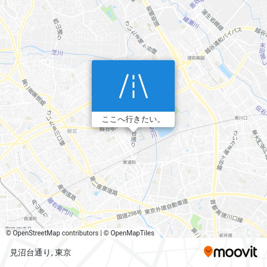 見沼台通り地図