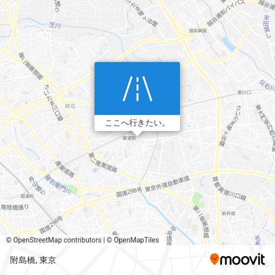 附島橋地図