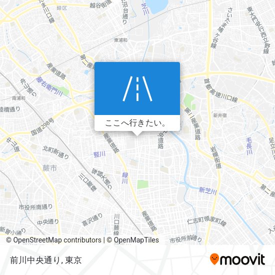 前川中央通り地図