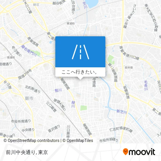 前川中央通り地図