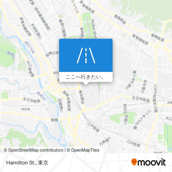 Hamilton St.地図
