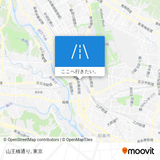 山王橋通り地図