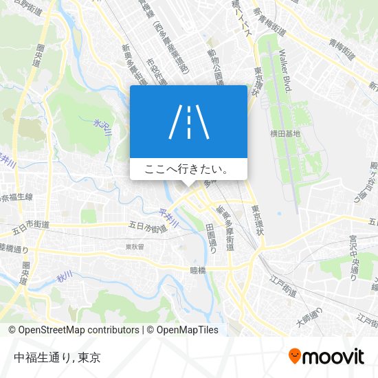 中福生通り地図