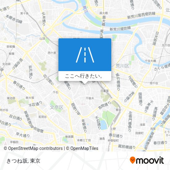 きつね坂地図