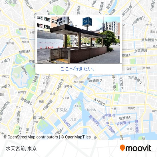 水天宮前地図