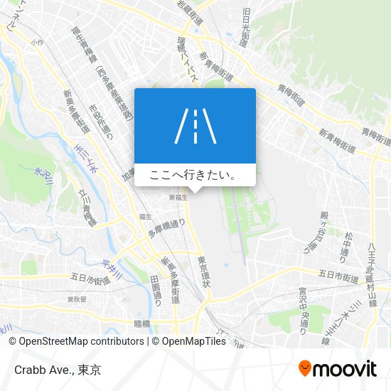 Crabb Ave.地図