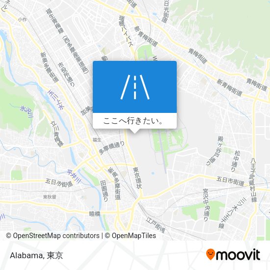 Alabama地図