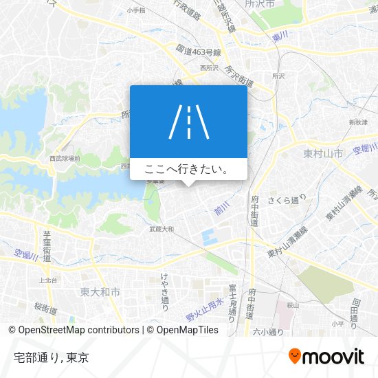 宅部通り地図