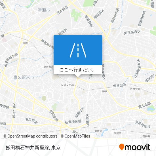 飯田橋石神井新座線地図