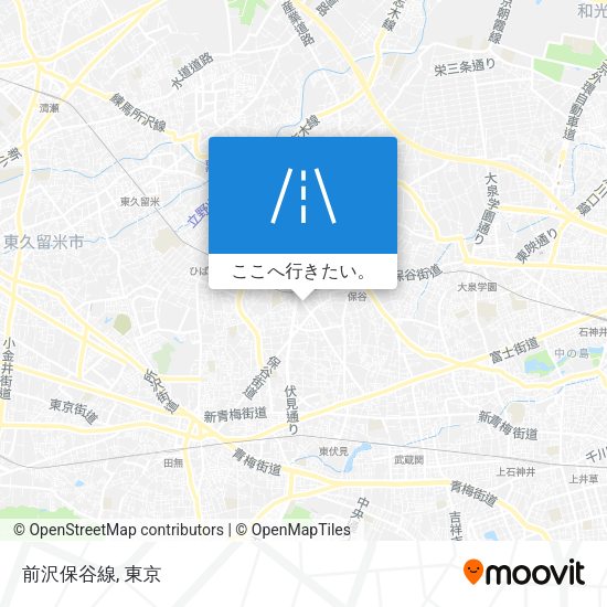 前沢保谷線地図