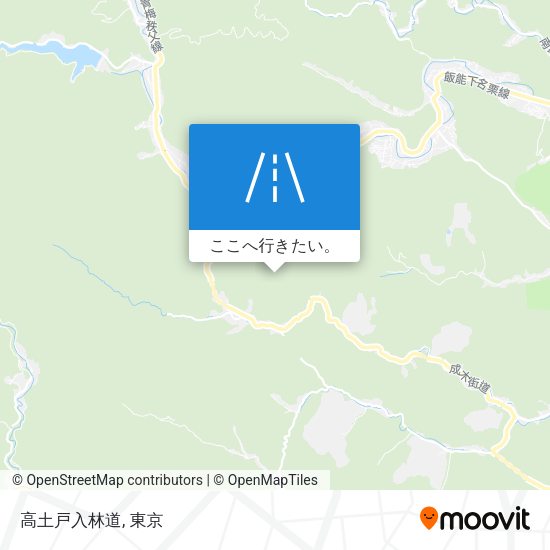 高土戸入林道地図