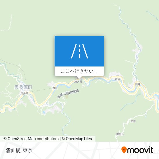 雲仙橋地図