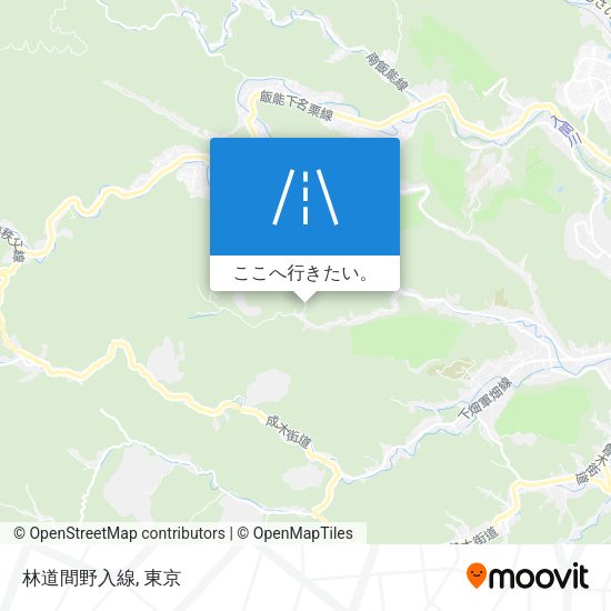 林道間野入線地図