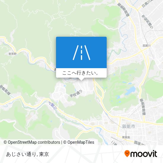 あじさい通り地図