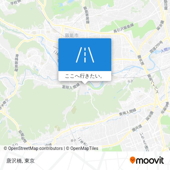 唐沢橋地図